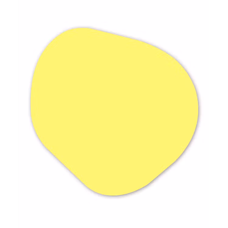 Organisch schilderij - Forex - Buttery - Beige - Geel — 1