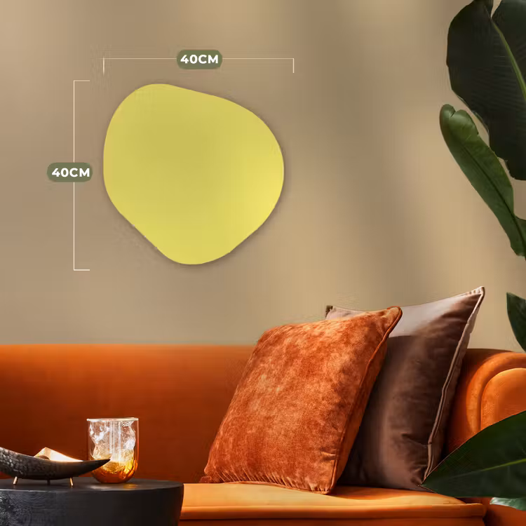 Organisch schilderij - Forex - Buttery - Beige - Geel — 4