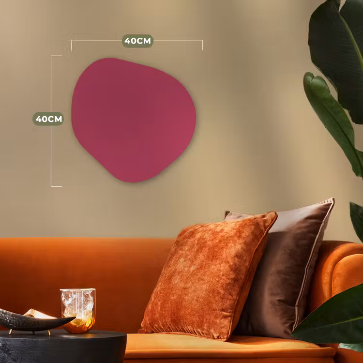 Organisch schilderij - Forex - Deep - Berry - Rood — 4