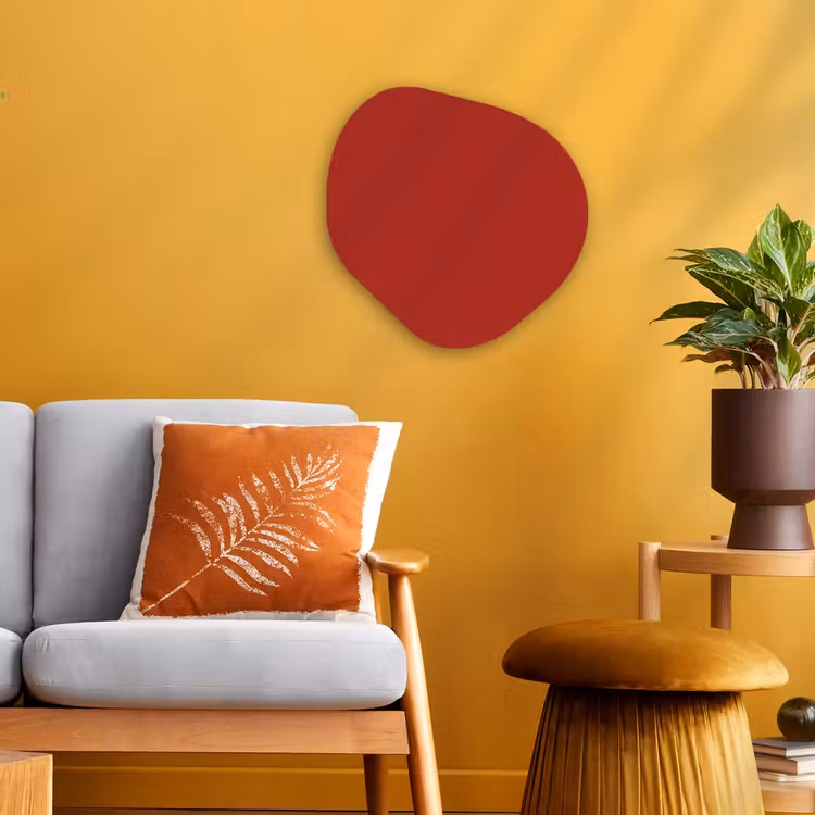 Organisch schilderij - Forex - Deep - Crimson - Rood — 3