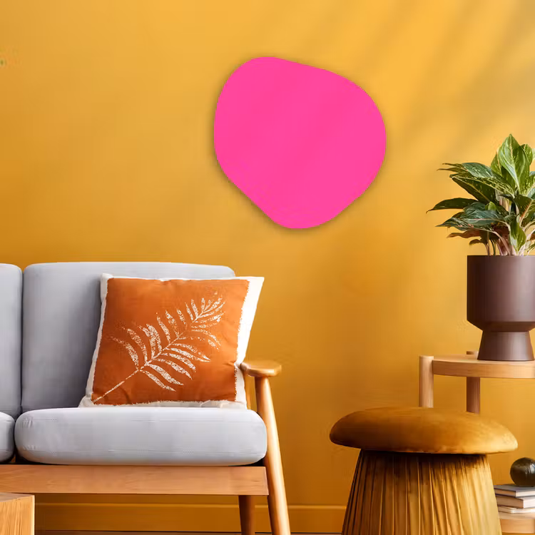 Organisch schilderij - Forex - Electric - Magenta - Roze — 3