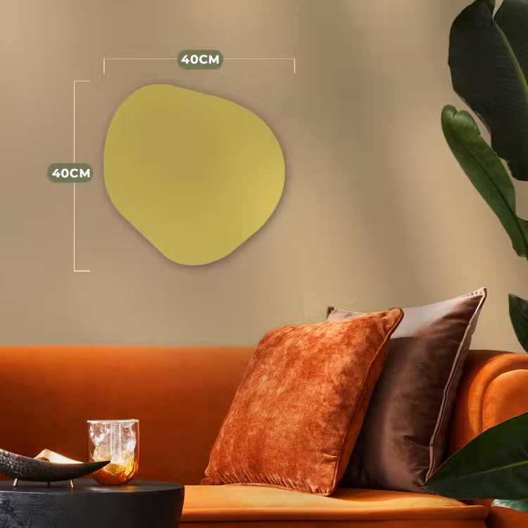 Organisch schilderij - Forex - Golden - Ochre - Geel — 4