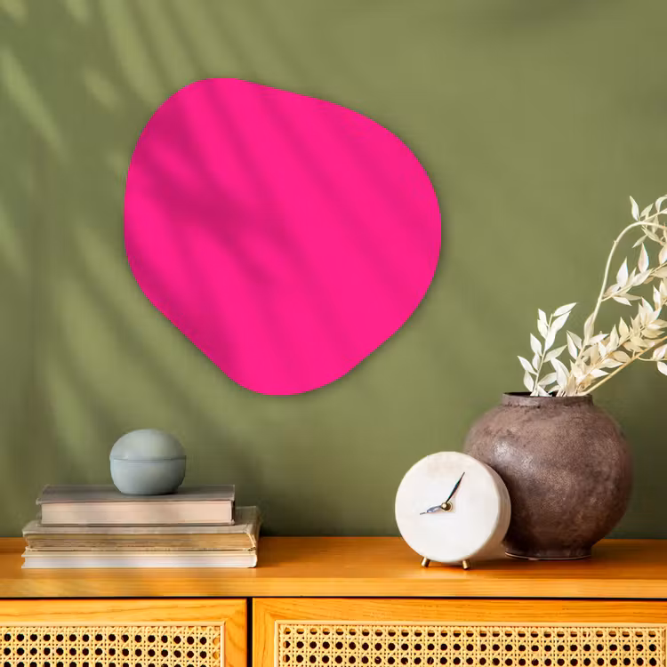 Organisch schilderij - Forex - Hot - Fuchsia - Roze — 2