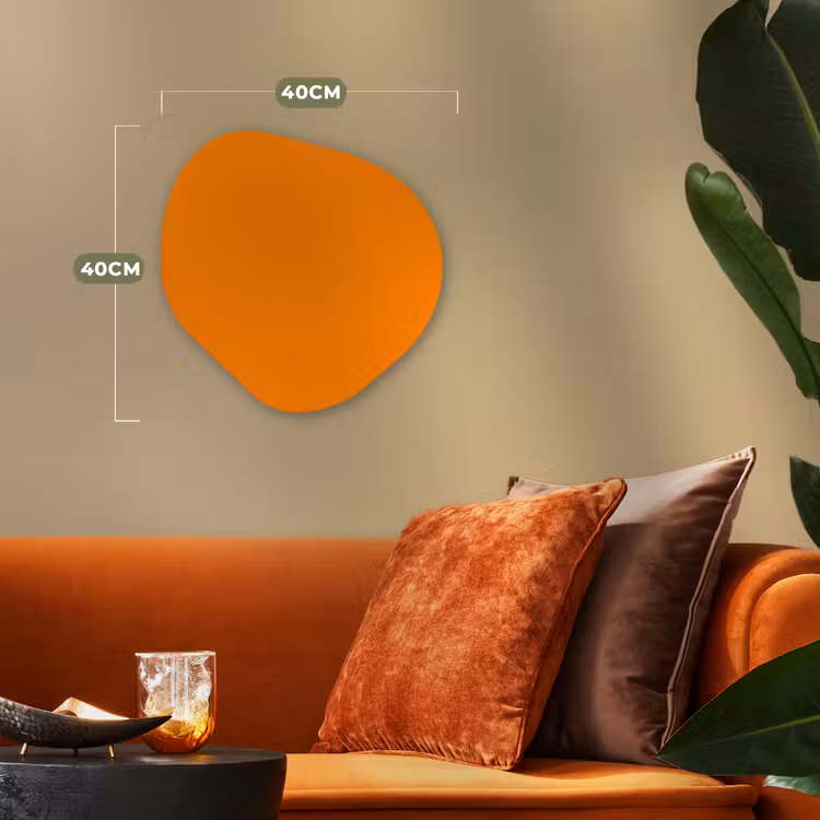 Organisch schilderij - Forex - Marigold - Glow - Oranje — 4