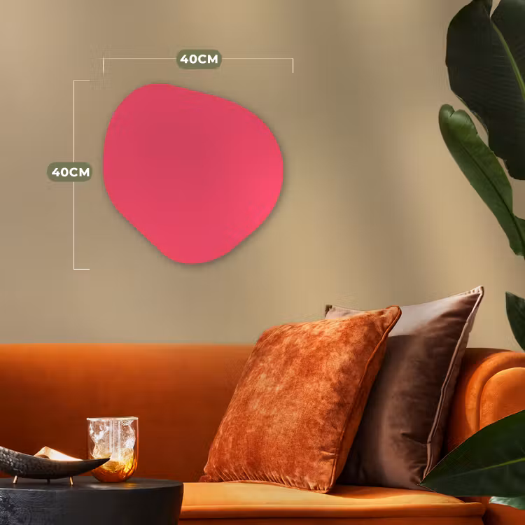 Organisch schilderij - Forex - Neon - Flamingo - Roze — 4