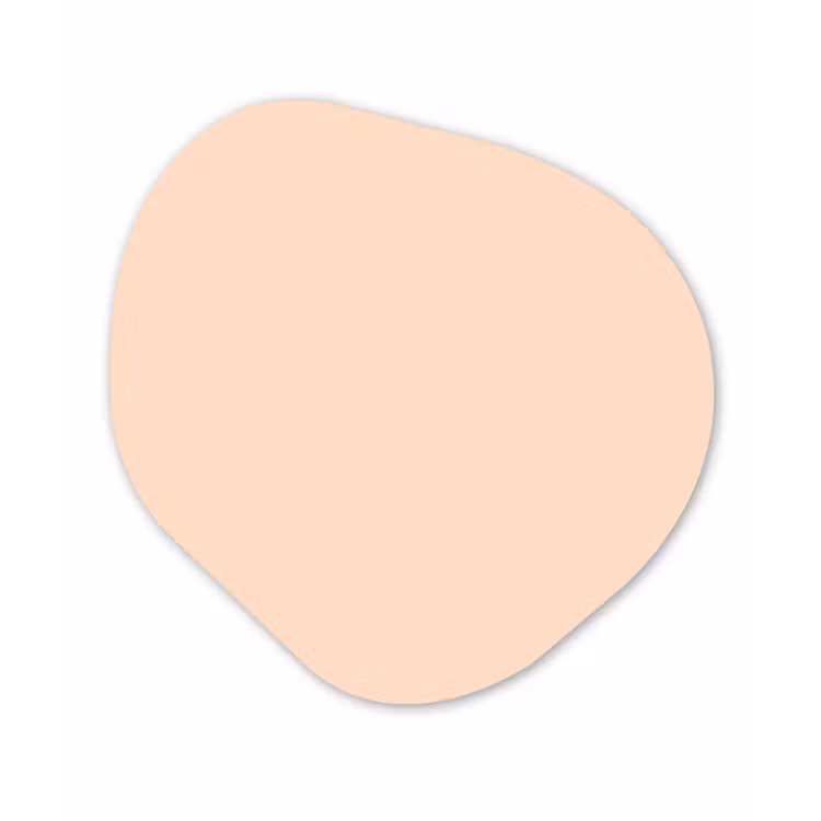 Organisch schilderij - Forex - Pale - Peach - Nude — 1