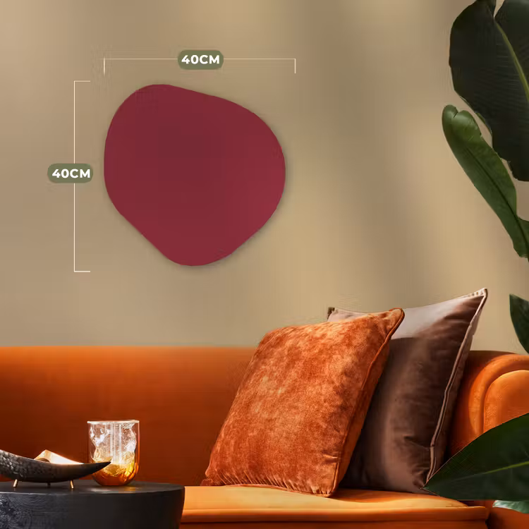 Organisch schilderij - Forex - Antique - Ruby - Rood — 4
