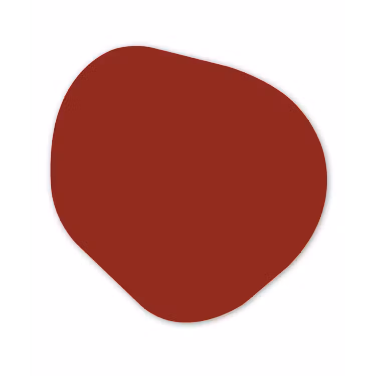 Organisch schilderij - Forex - Burnt - Copper - Rood — 1