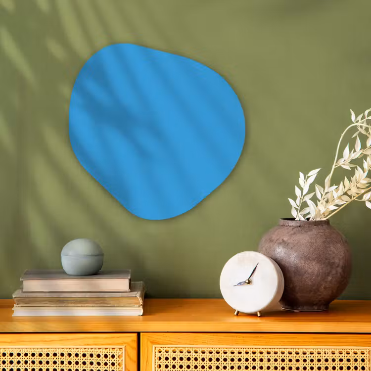 Organisch schilderij - Forex - Cerulean - Breeze - Blauw — 2