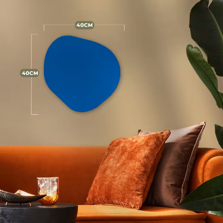 Organisch schilderij - Forex - Classic - Azure - Blauw — 4