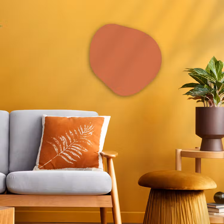 Organisch schilderij - Forex - Classic - Terracotta - Oranje — 3