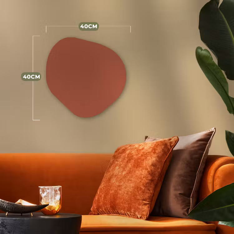 Organisch schilderij - Forex - Copperhead - Oranje - Bruin — 4