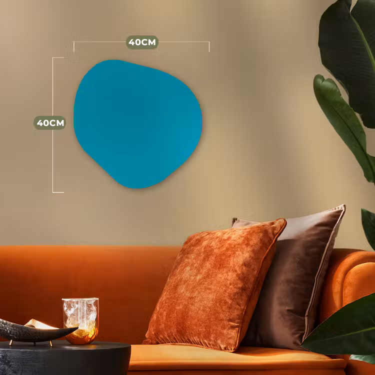 Organisch schilderij - Forex - Deep - Turquoise - Turkoois — 4