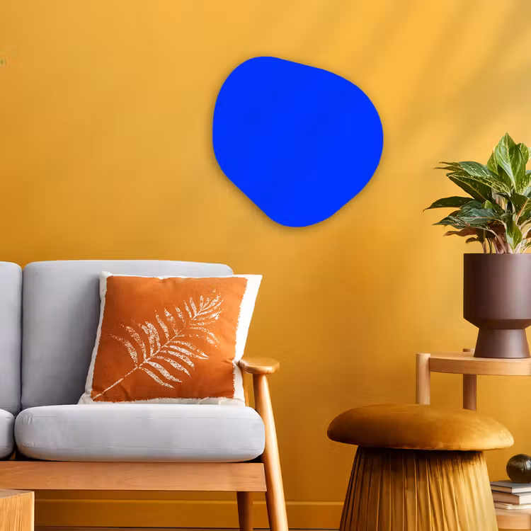 Organisch schilderij - Forex - Electric - Blue - Blauw — 3