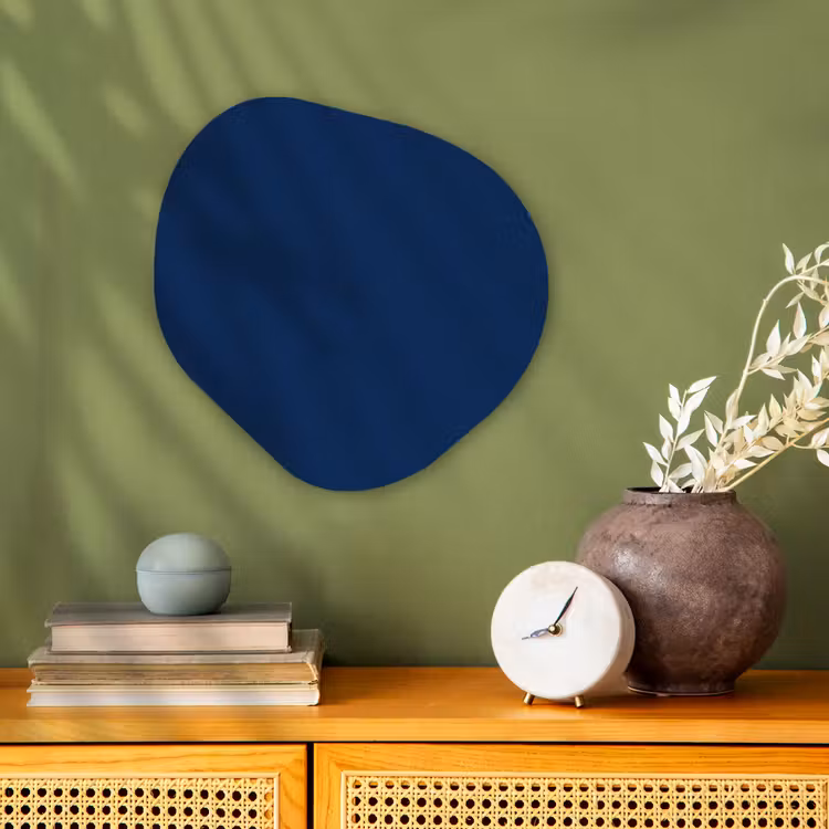 Organisch schilderij - Forex - Midnight - Navy - Blauw — 2