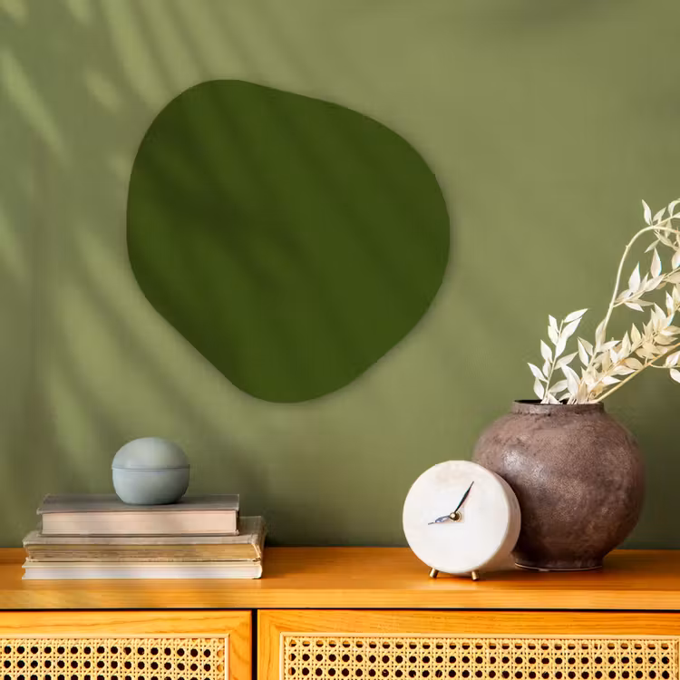 Organisch schilderij - Forex - Olive - Drab - Groen — 2