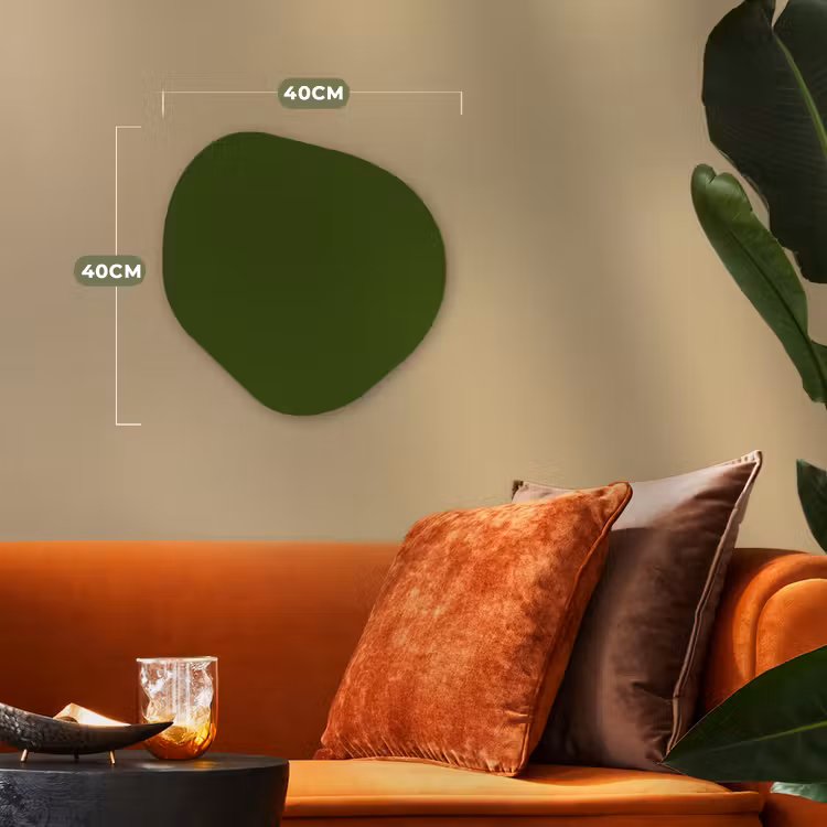 Organisch schilderij - Forex - Olive - Drab - Groen — 4
