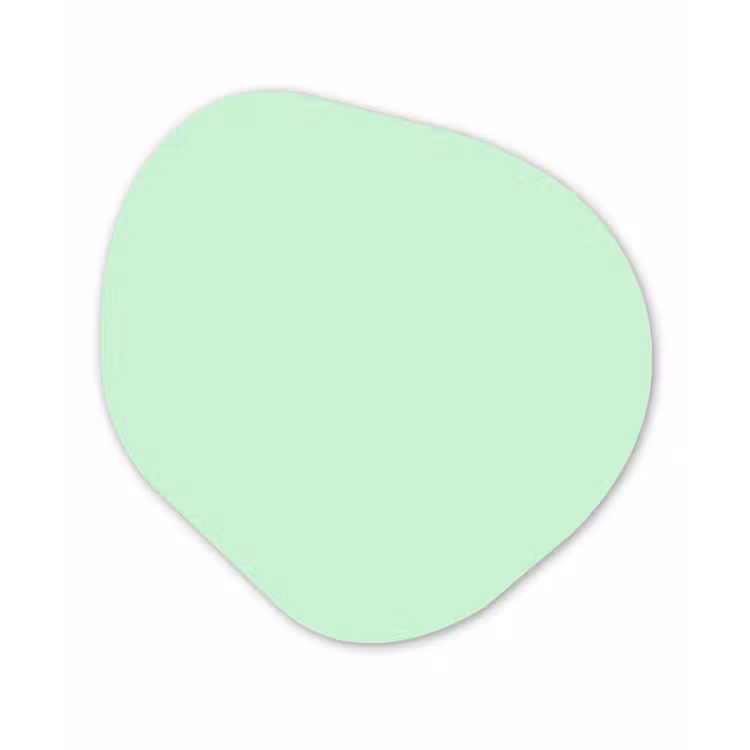 Organisch schilderij - Forex - Pale - Mint - Groen — 1