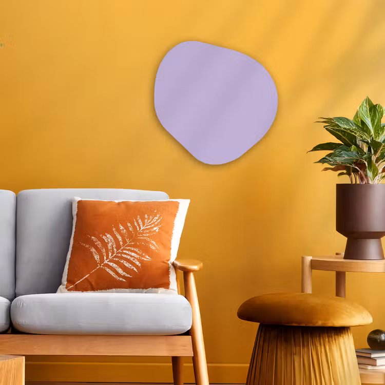 Organisch schilderij - Forex - Pastel - Lilac - Paars — 3