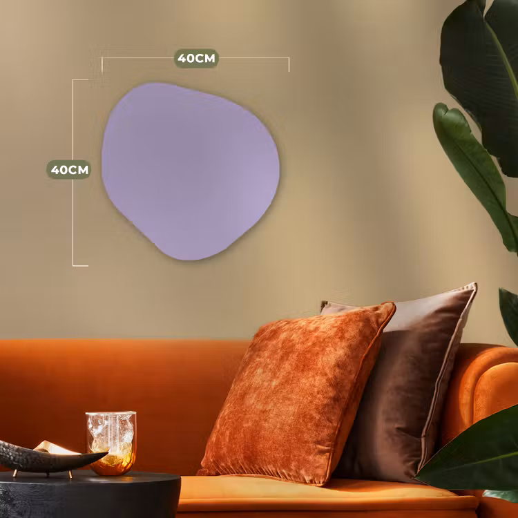 Organisch schilderij - Forex - Pastel - Lilac - Paars — 4