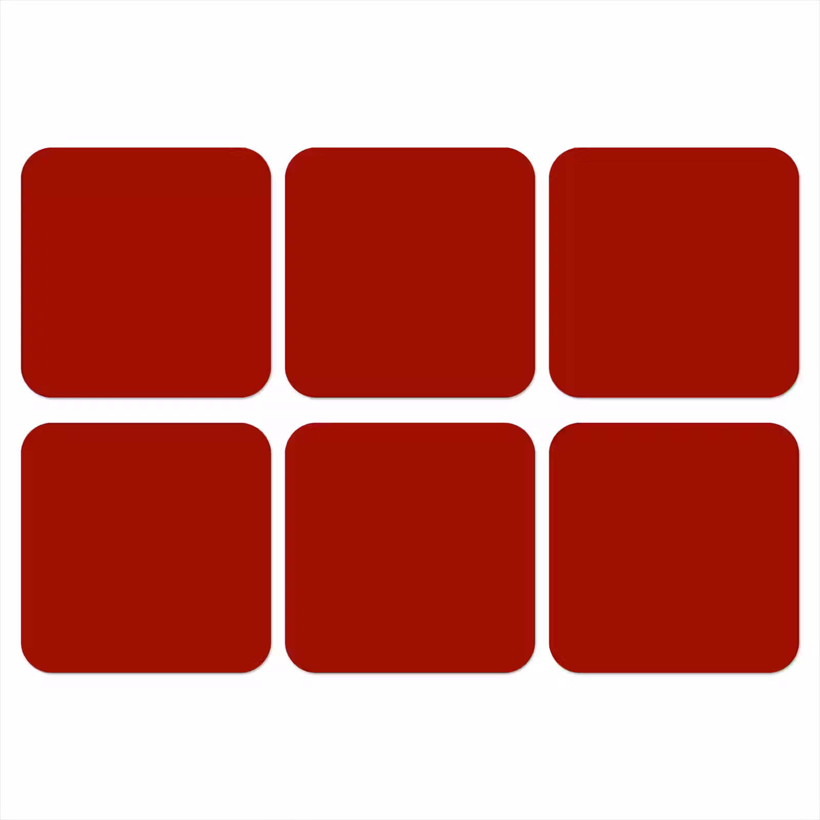Onderzetter - Oxblood - Maroon - Rood — 1