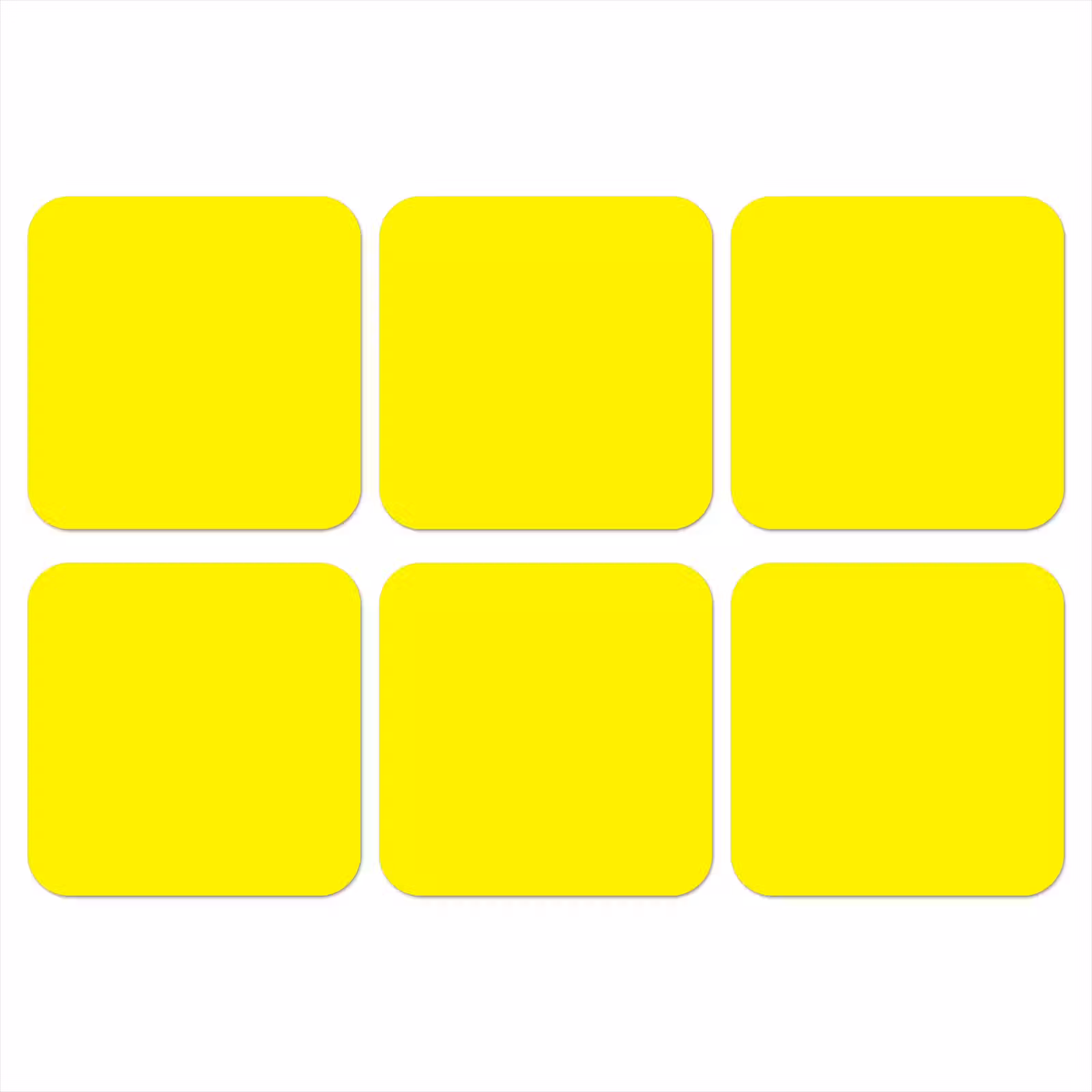 Onderzetter - Sunshine - Glow - Geel — 1