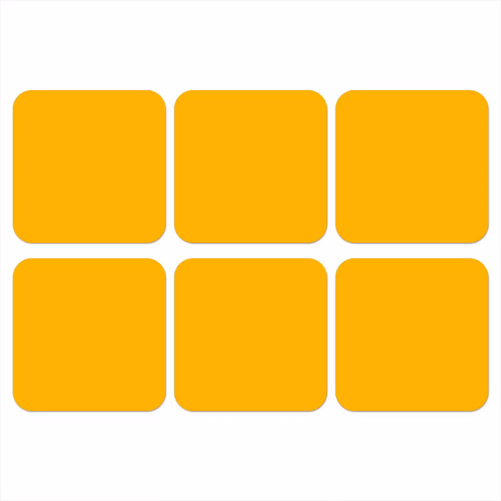 Onderzetter - Vivid - Amber - Geel — 1