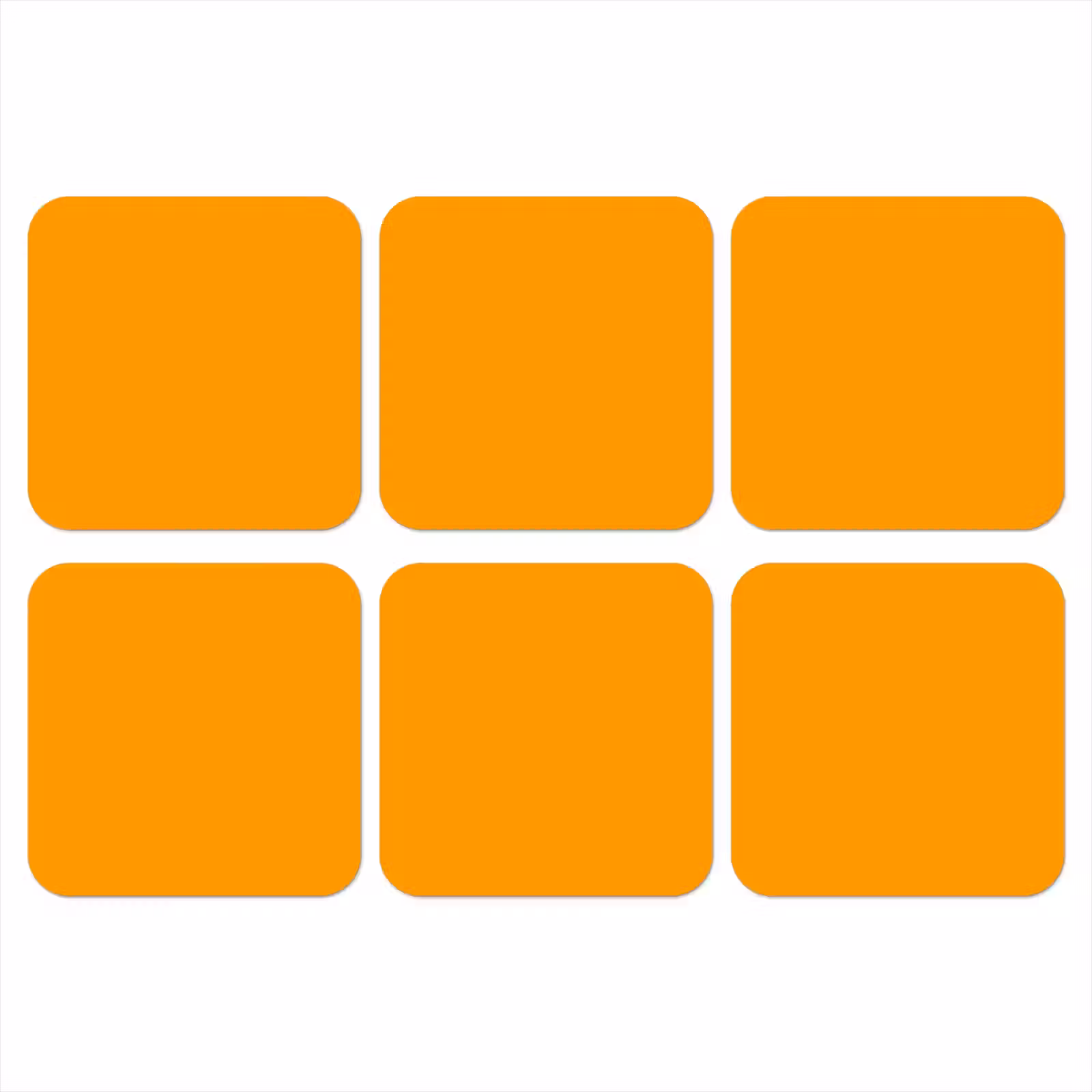 Onderzetter - Warm - Ochre - Oranje — 1