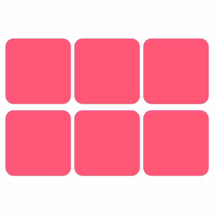 Onderzetter - Neon - Flamingo - Roze — 1