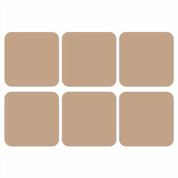 Onderzetter - Soft - Taupe - Bruin — 1