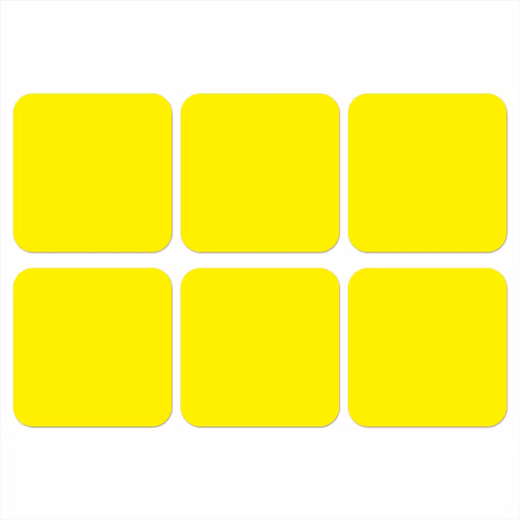 Onderzetter - Sunshine - Glow - Geel — 1