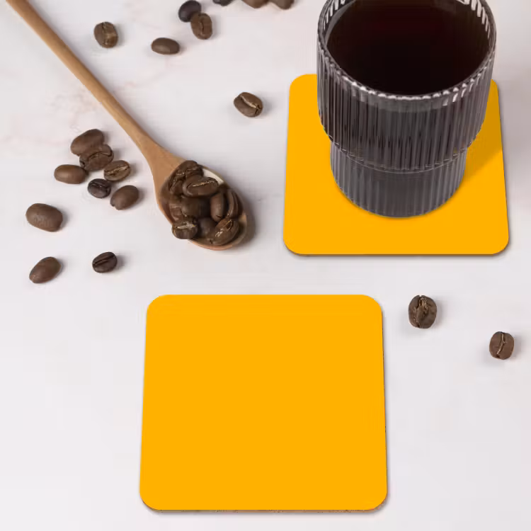 Onderzetter - Vivid - Amber - Geel — 4