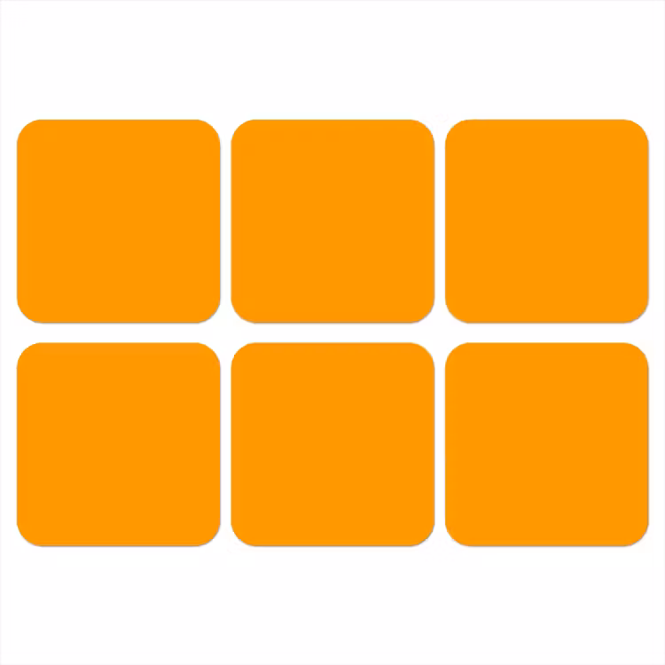 Onderzetter - Warm - Ochre - Oranje — 1