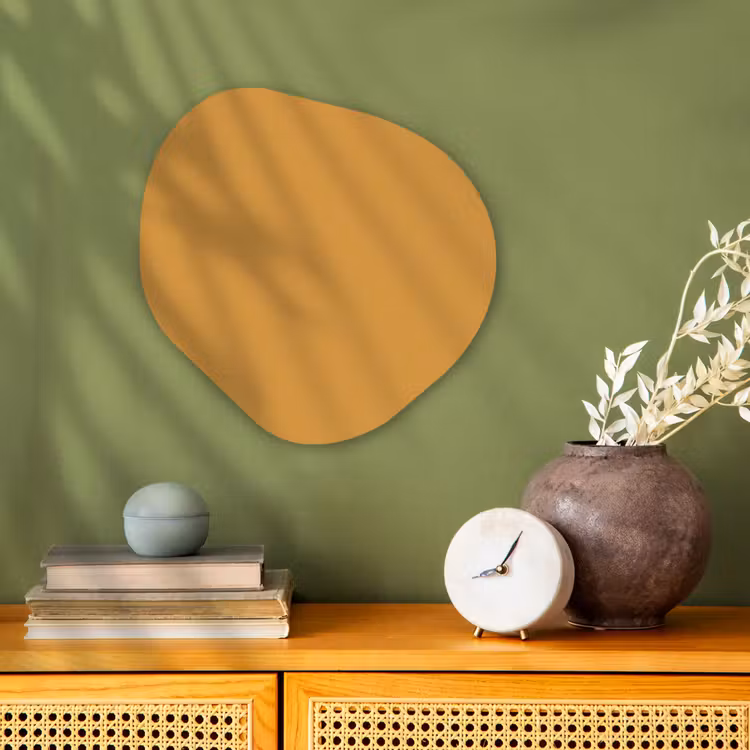 Organisch schilderij - Forex - Autumn - Mustard - Geel — 2