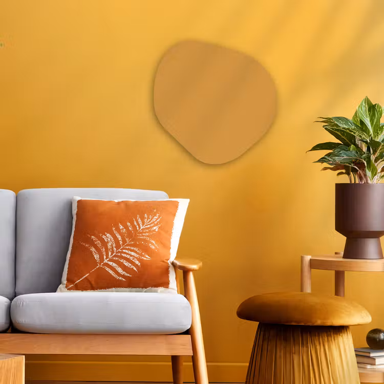 Organisch schilderij - Forex - Autumn - Mustard - Geel — 3