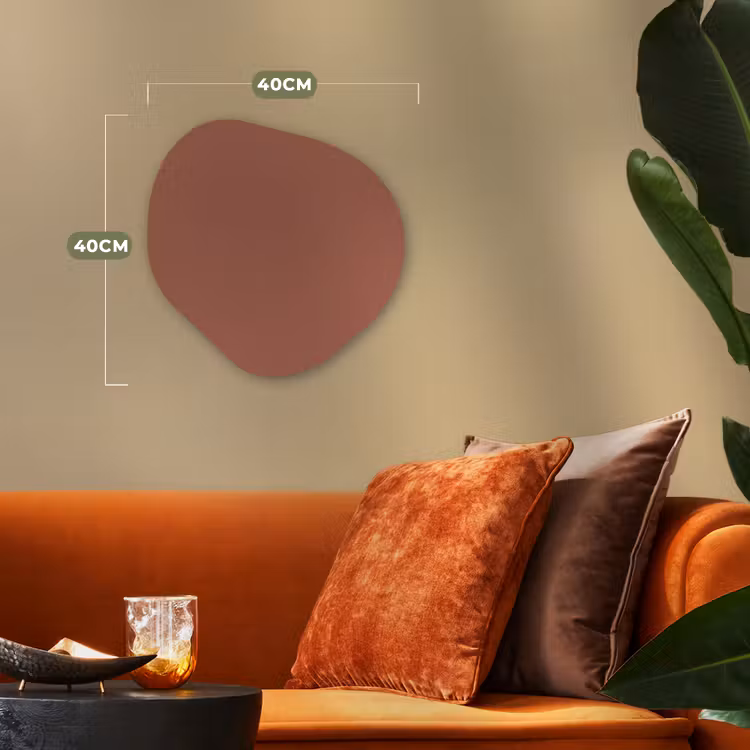 Organisch schilderij - Forex - Baked - Earth - Oranje — 4
