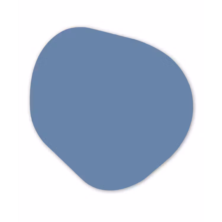 Organisch schilderij - Forex - Denim - Breeze - Blauw — 1