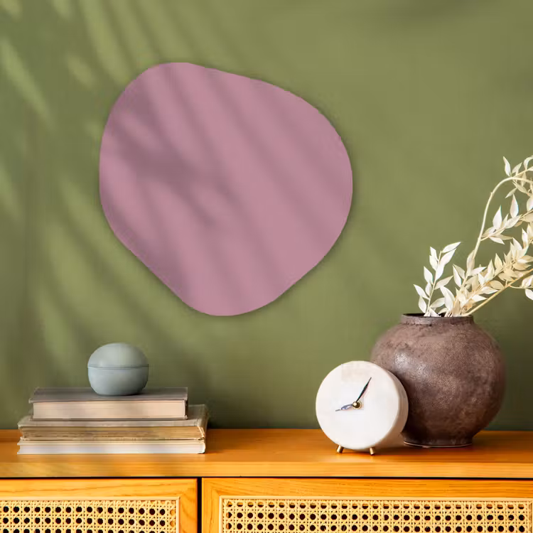Organisch schilderij - Forex - Dusty - Mauve - Paars — 2
