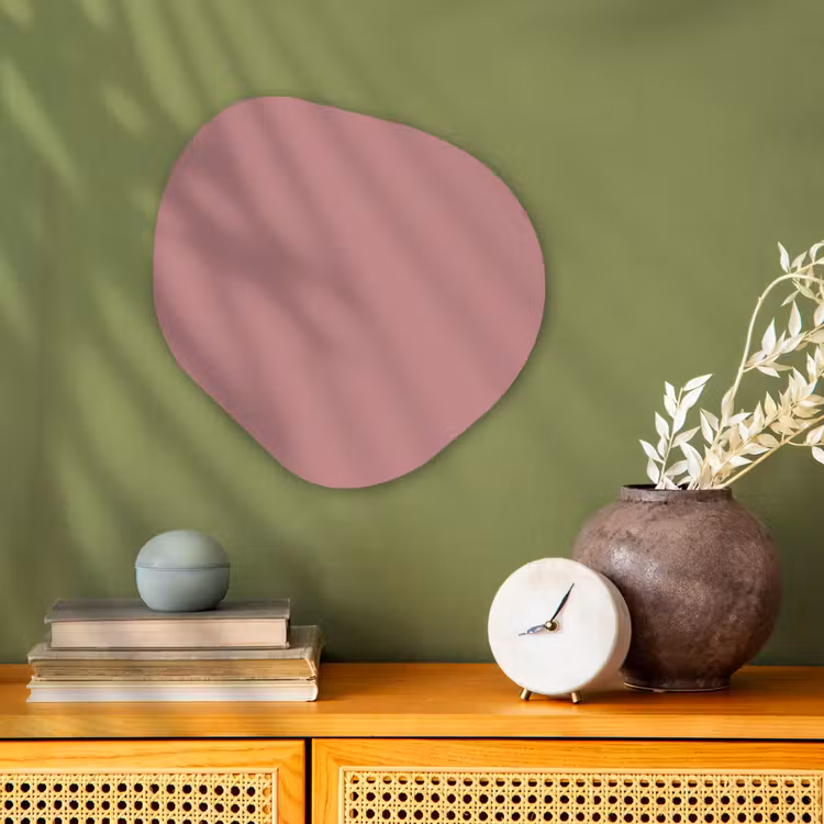 Organisch schilderij - Forex - Dusty - Rose - Roze — 2