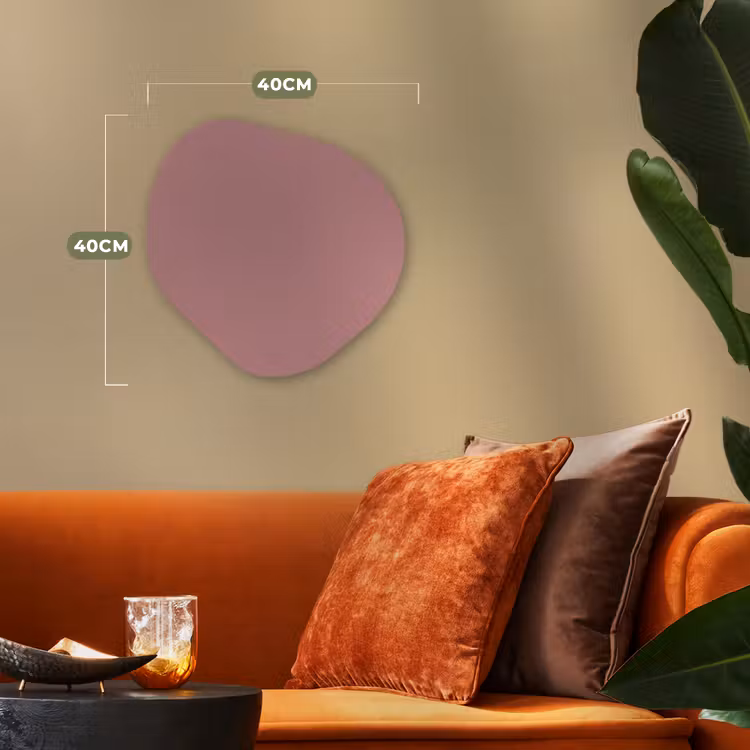 Organisch schilderij - Forex - Dusty - Rose - Roze — 4