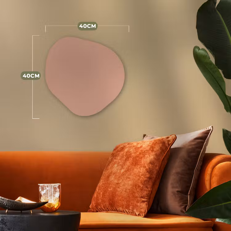Organisch schilderij - Forex - Dusty - Rose - Roze — 4