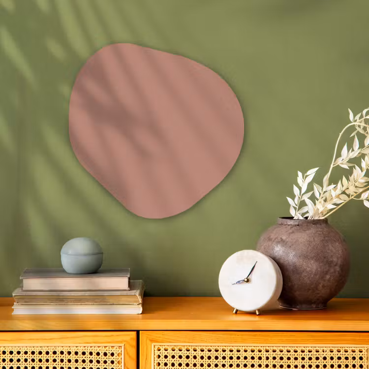 Organisch schilderij - Forex - Earthy - Blusher - Roze — 2