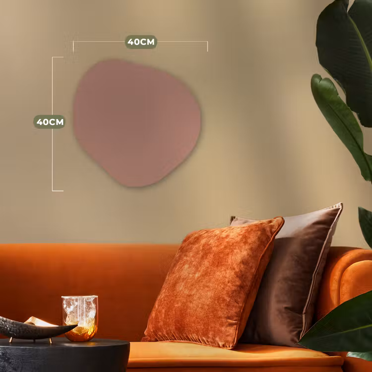 Organisch schilderij - Forex - Earthy - Blusher - Roze — 4