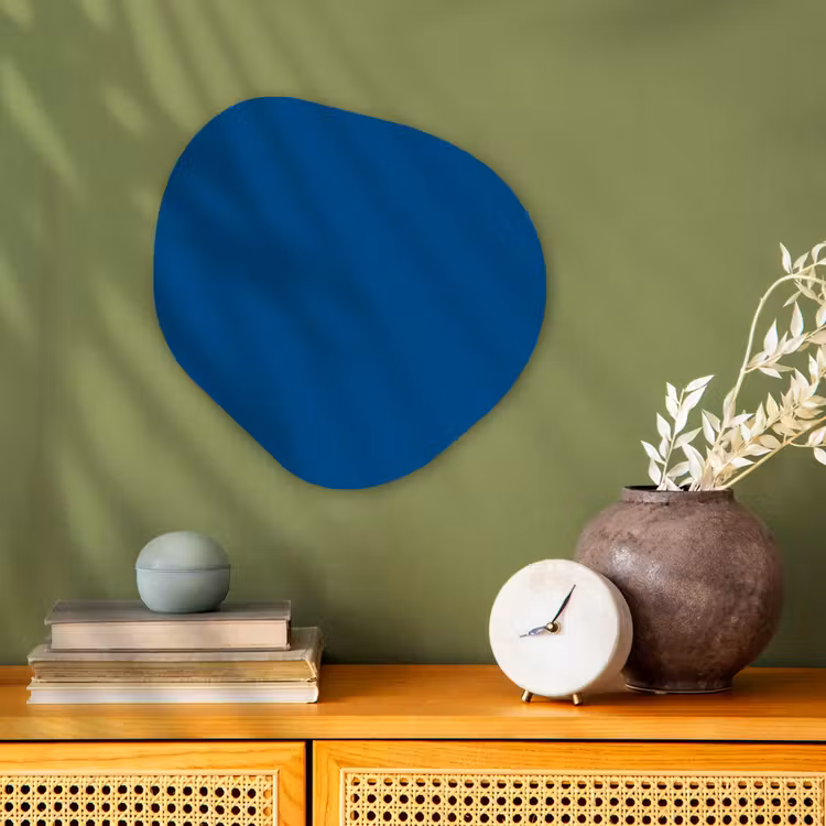Organisch schilderij - Forex - Free - Groove - Blauw — 2