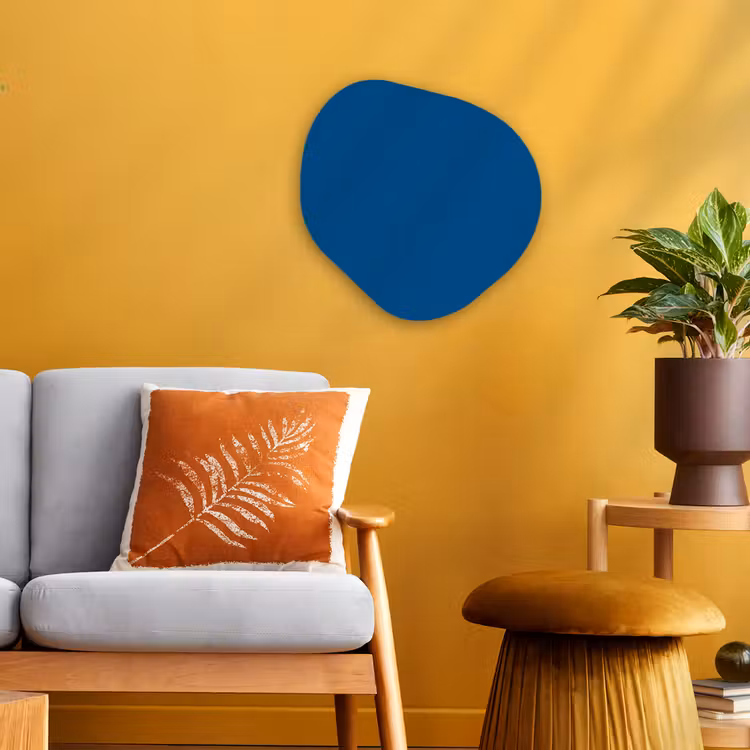 Organisch schilderij - Forex - Free - Groove - Blauw — 3