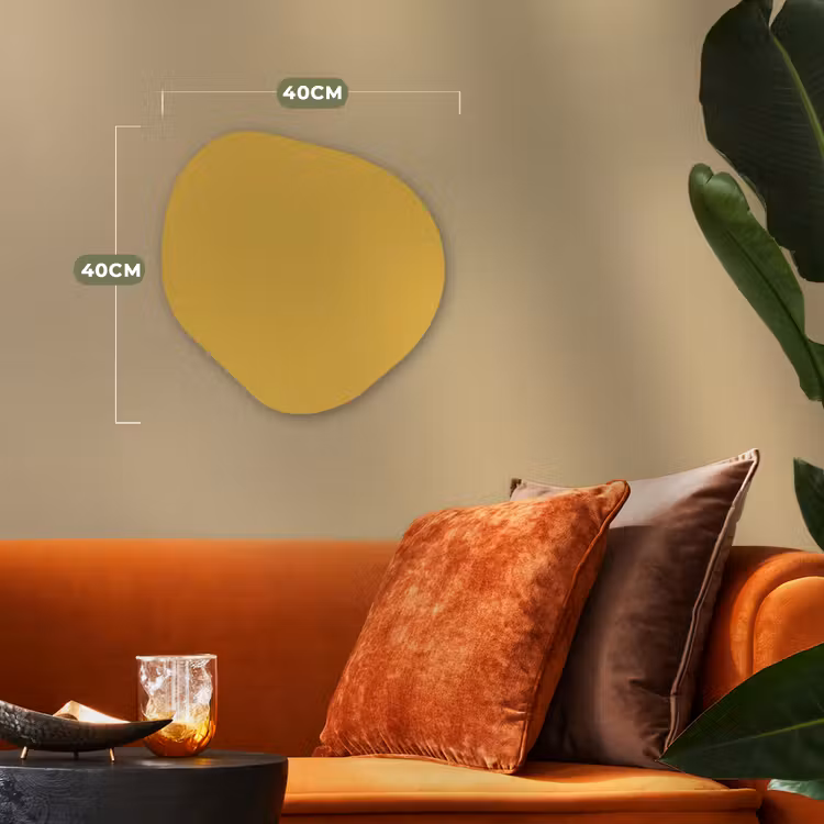 Organisch schilderij - Forex - Joyful - Mustard - Geel — 4