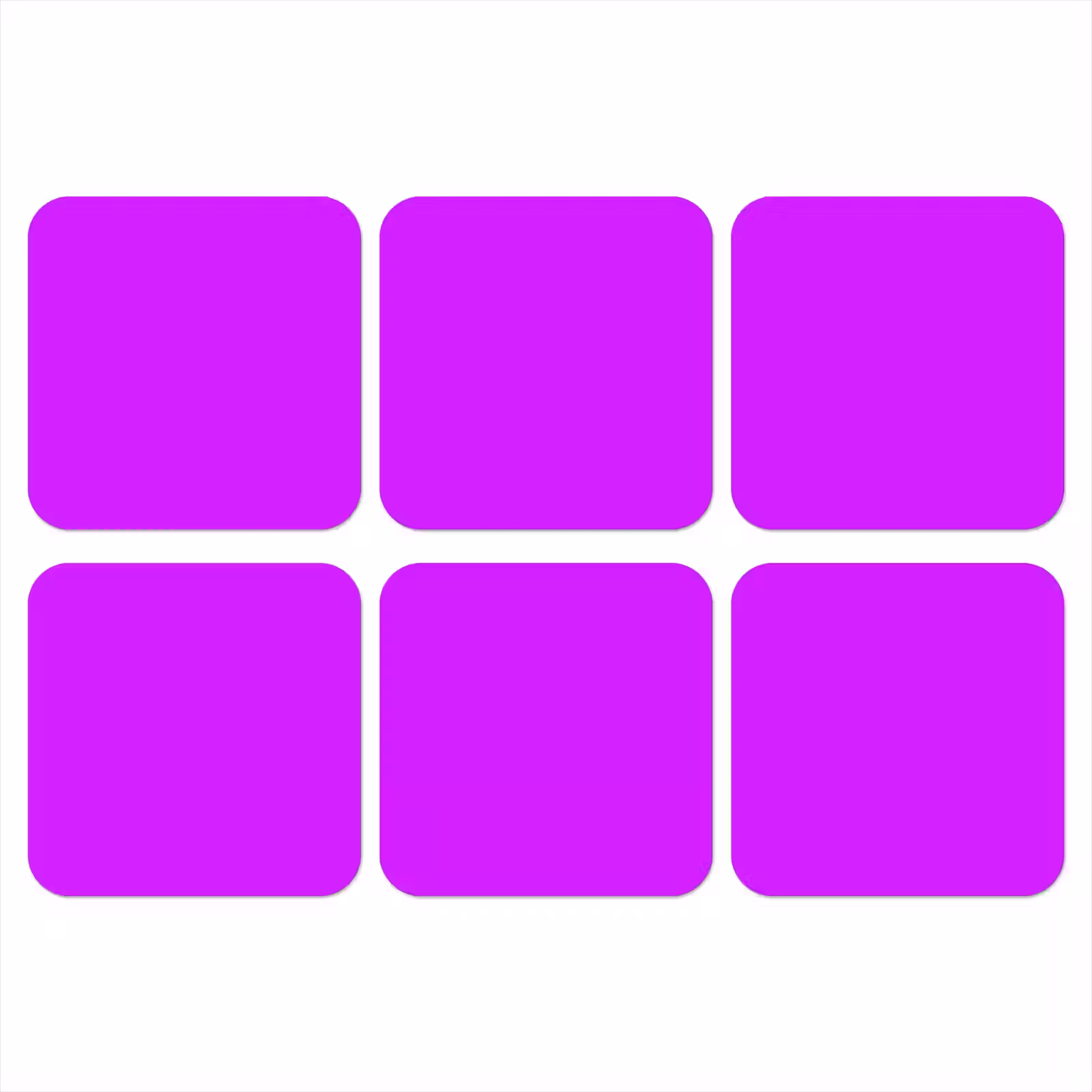 Onderzetter - Neon - Orchid - Paars — 1