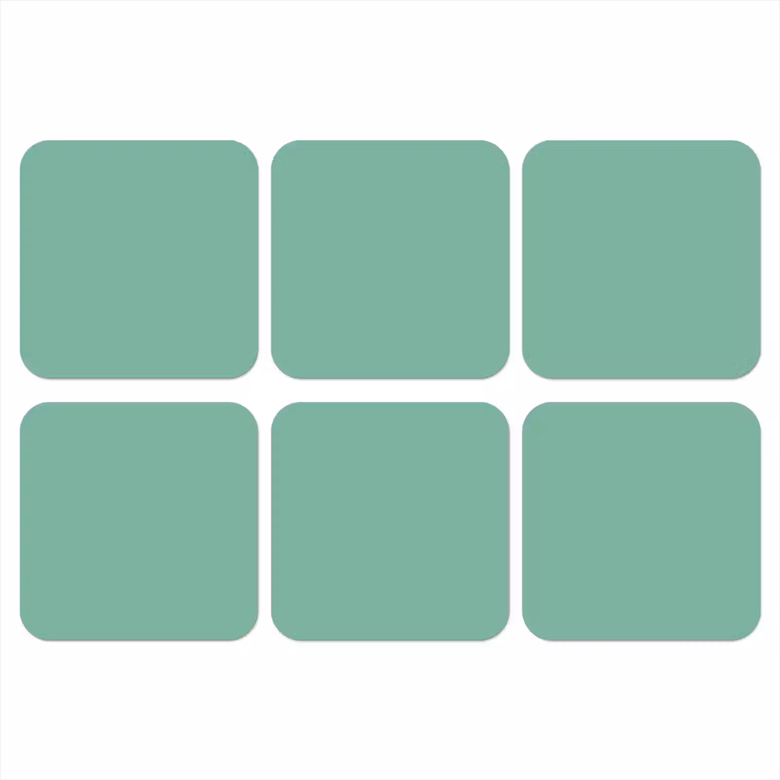 Onderzetter - Ocean - Jade - Groen — 1