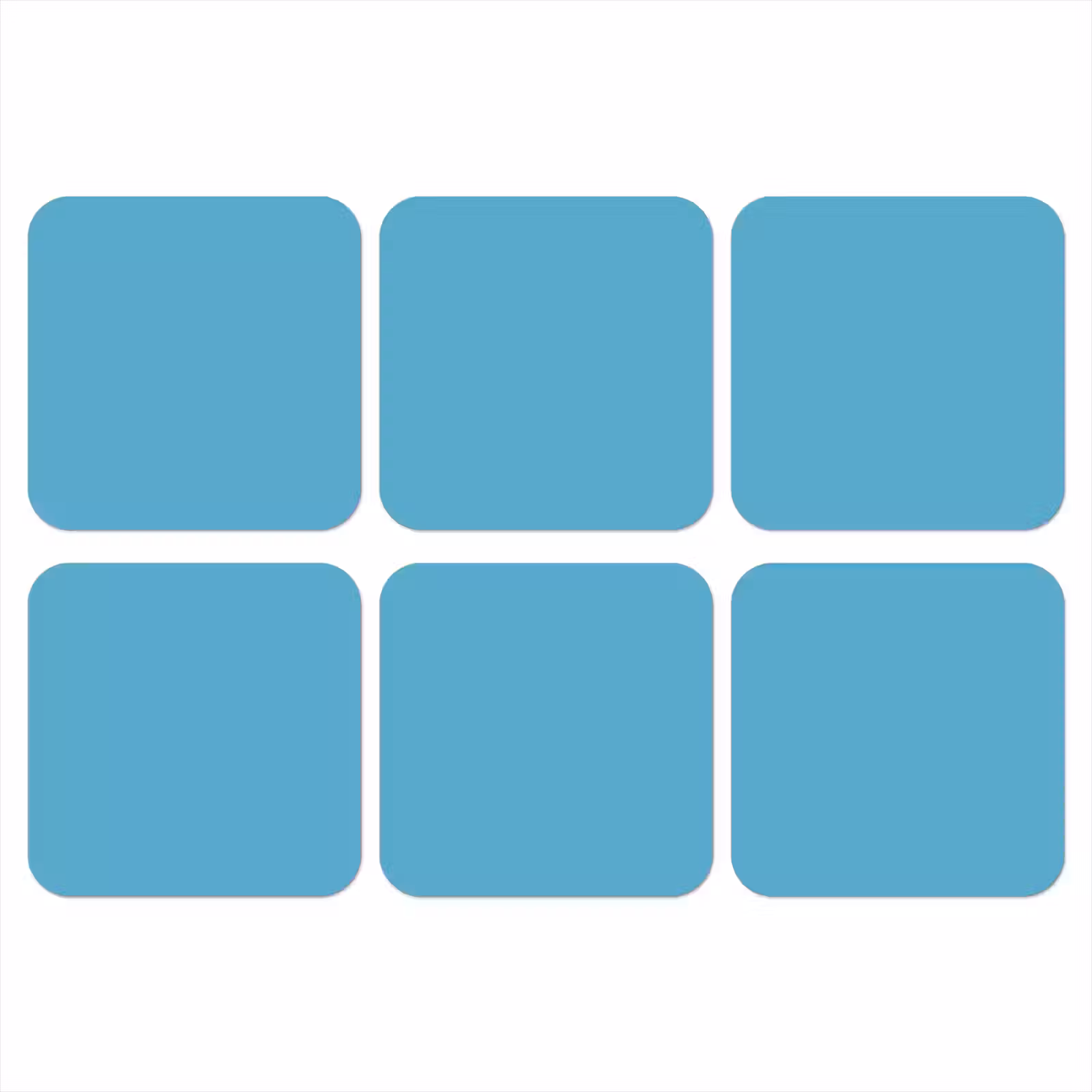 Onderzetter - Ocean - Teal - Blauw — 1