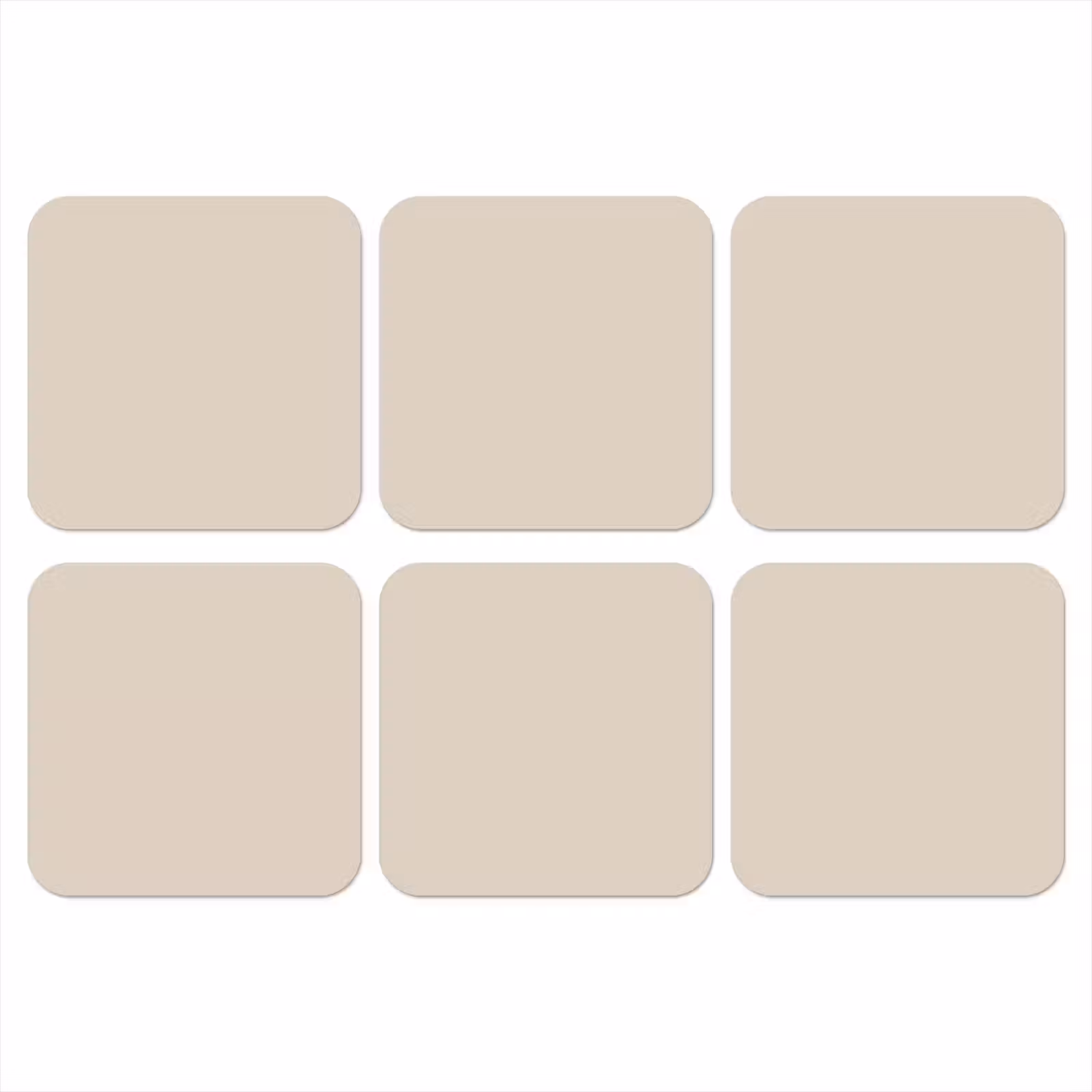 Onderzetter - Raw - Linen - Nude — 1